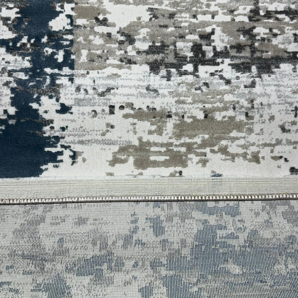 Covor Milano Kenar, Crem/Albastru, Living, Dormitor, Modern