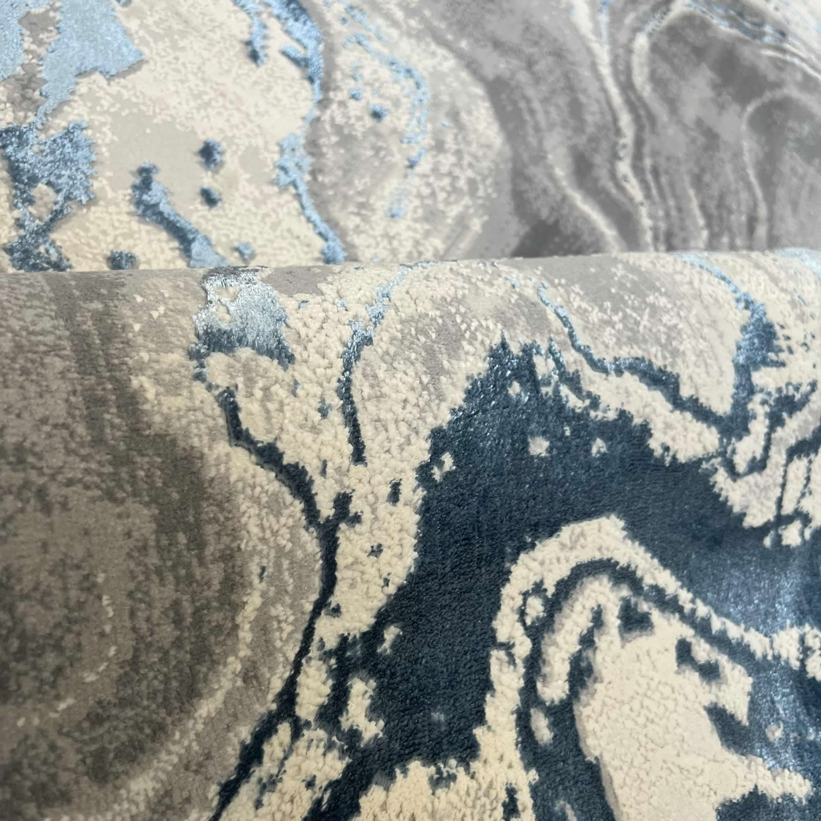 Covor Buse Galaxy, Albastru Regal , Living, Dormitor, Modern