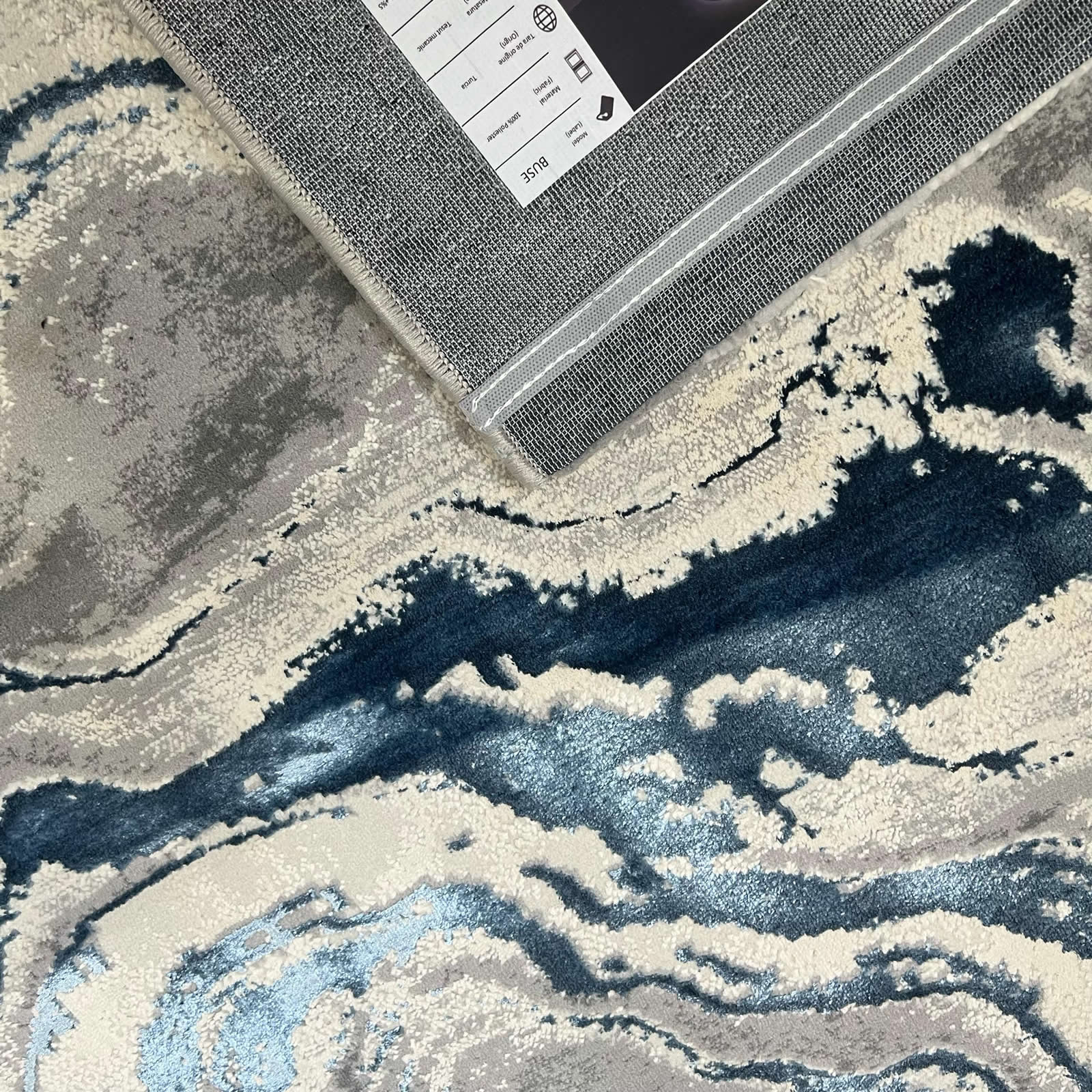 Covor Buse Galaxy, Albastru Regal , Living, Dormitor, Modern