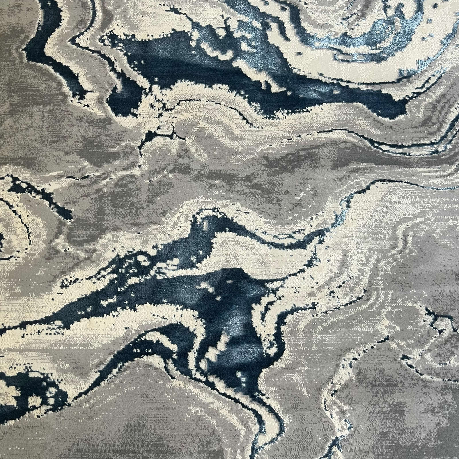 Covor Buse Galaxy, Albastru Regal , Living, Dormitor, Modern