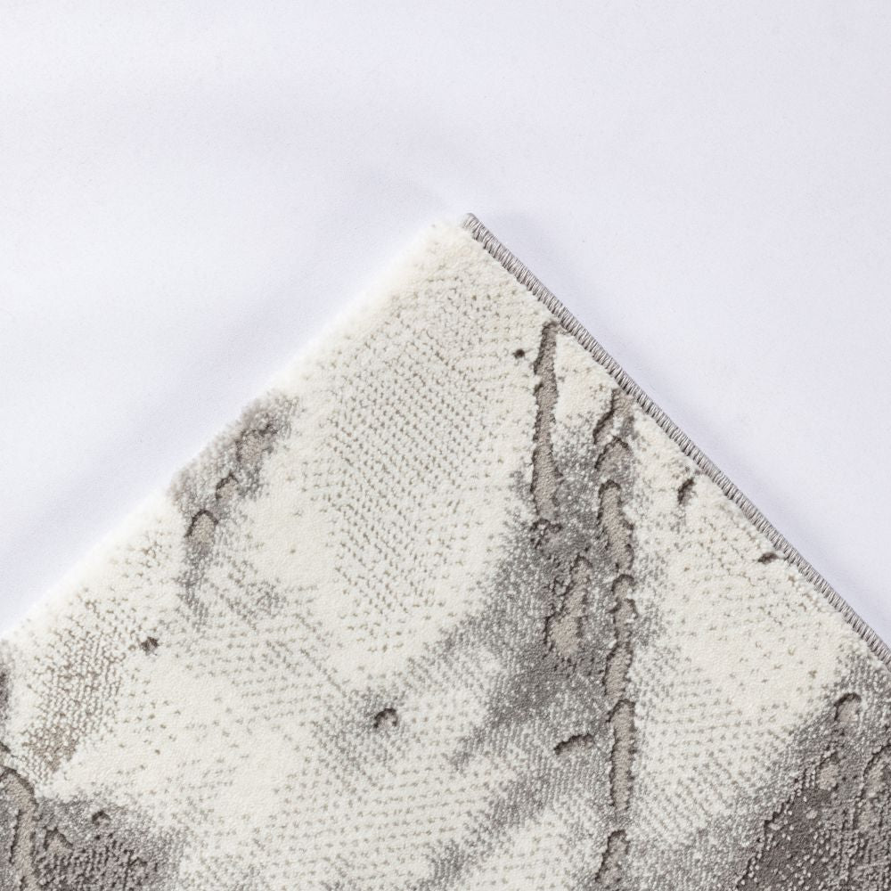 Covor MYKONOS,WHITE V.GREY,Living, Dormitor, Modern -T159A