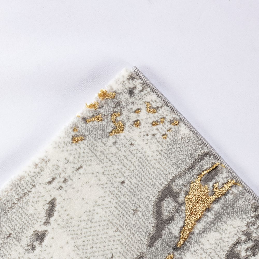 Covor CORFU,WHITE V.GOLD  ,Living, Dormitor, Modern -T160A