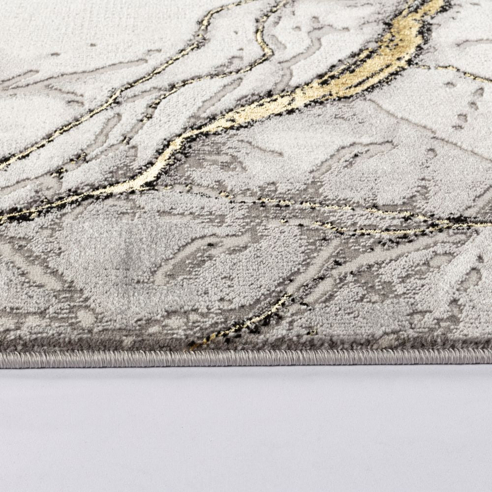 Covor MYKONOS,WHITE V.GOLD ,Living, Dormitor, Modern -T159A