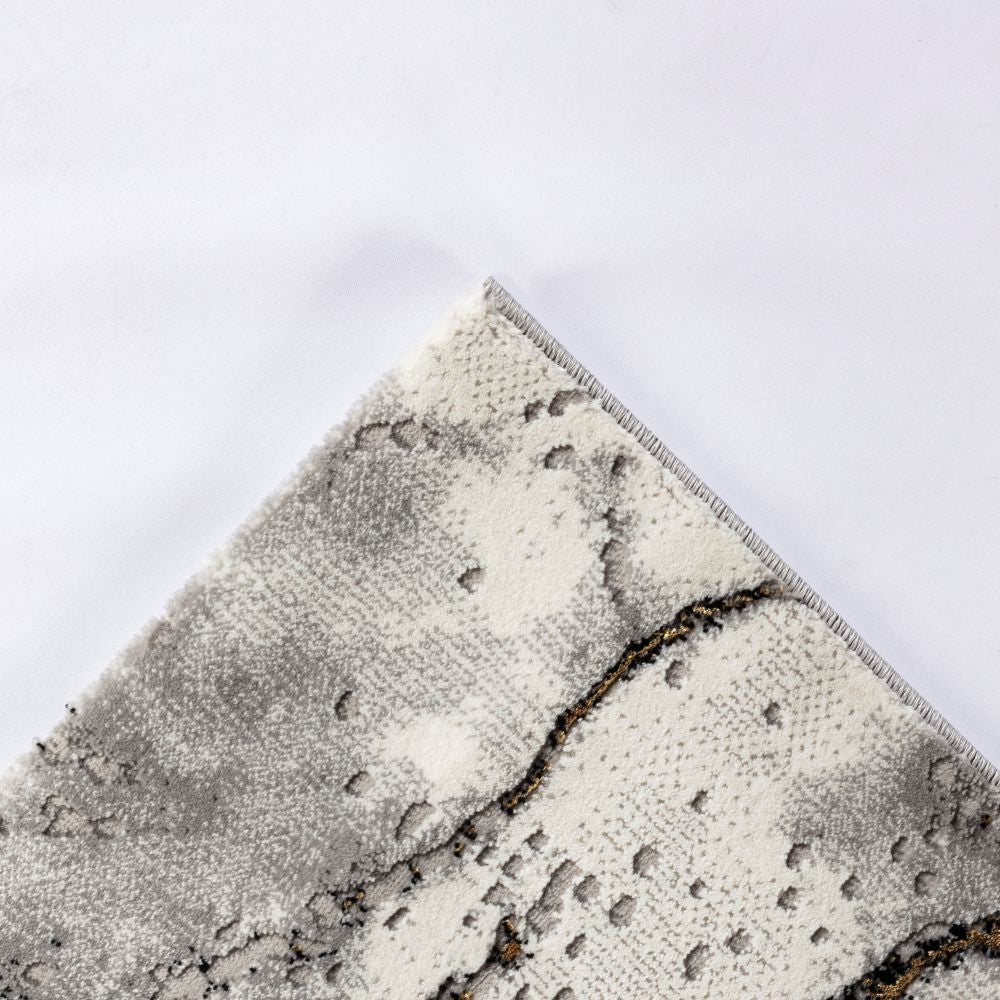 Covor MYKONOS,WHITE V.GOLD ,Living, Dormitor, Modern -T159A