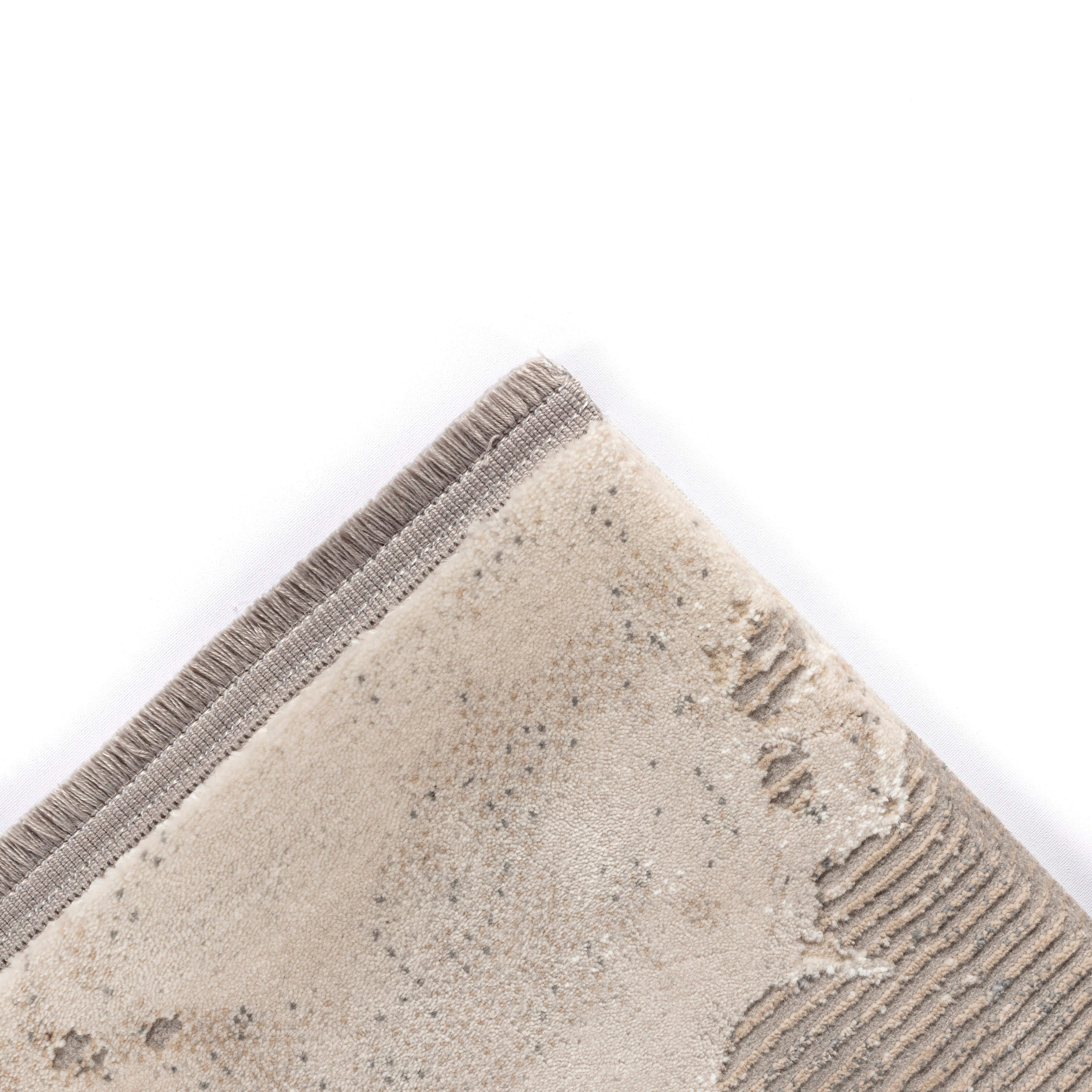 Covor Anemon,Silver Crem , Living, Dormitor, Modern -T018A
