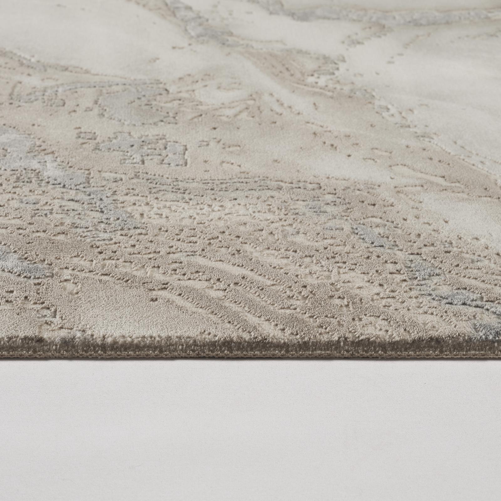 Covor Anemon, Silver Crem , Living, Dormitor, Modern -F248A