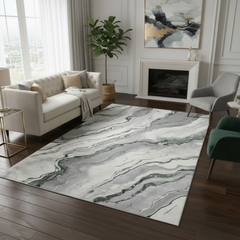 COVOR VELORA 9784A GREEN GREEN  ,Living, Dormitor, Modern