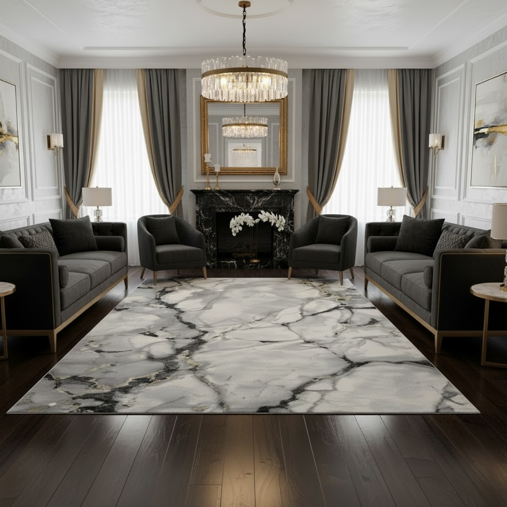 COVOR OASİS 14847D GREY GOLD  ,Living, Dormitor, Modern