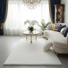 COVOR RABBIT,PUFOS WHITE ,Living, Dormitor, Modern