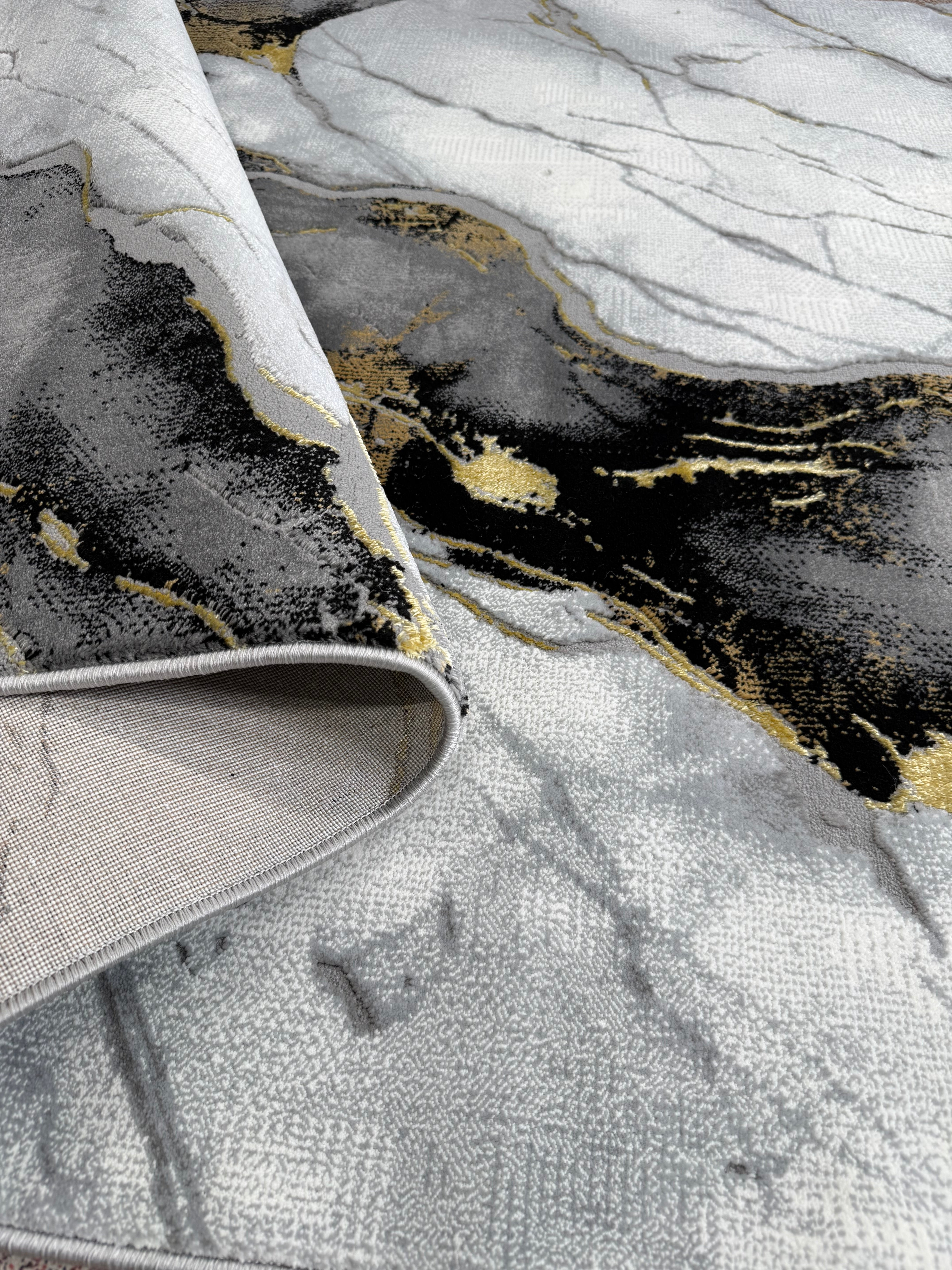 COVOR VERSAİ  14844D GREY YELLOW ,Living, Dormitor, Modern